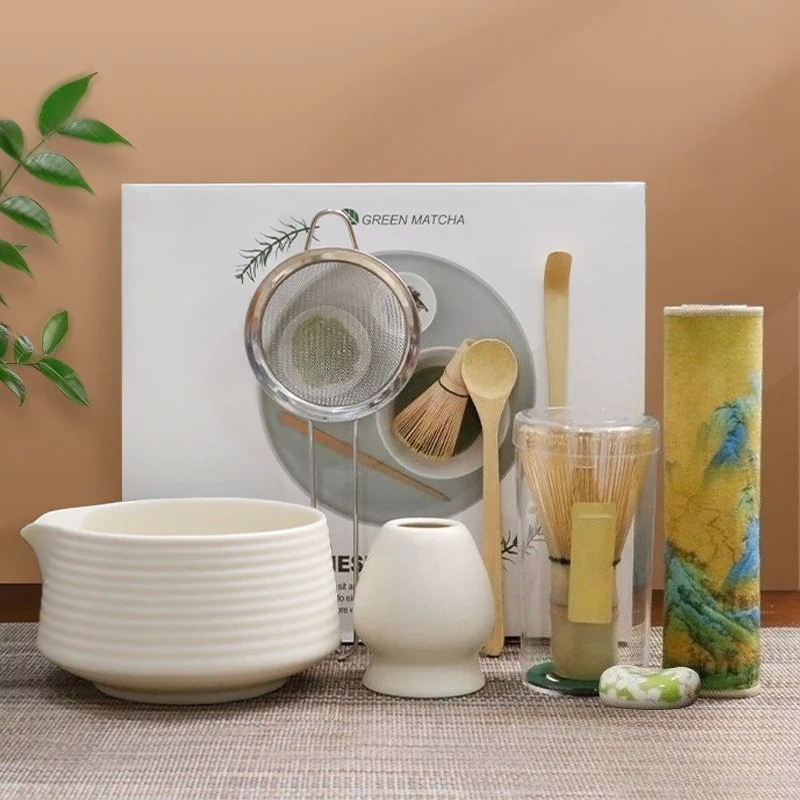 Matcha Whisk Set - Zestaw do Matcha Premium 8 Elementów