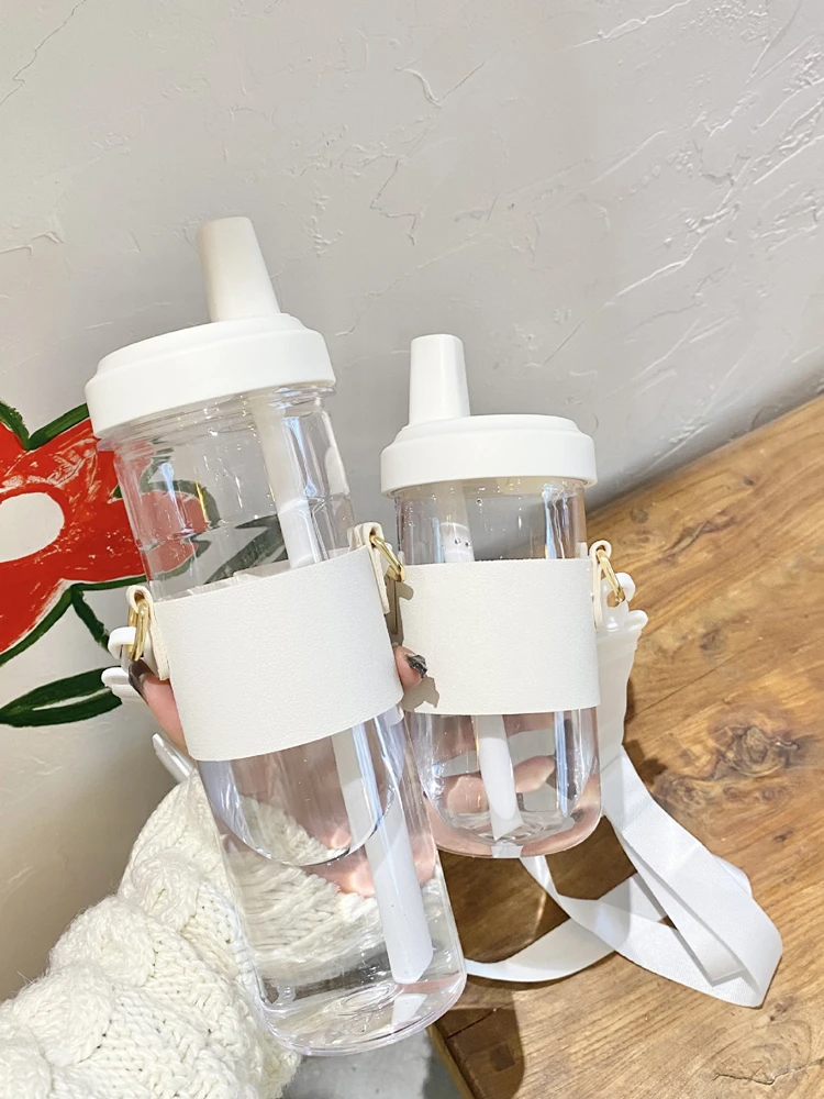 Coffee Tea Boba - Urocza szklana butelka na wodę z
