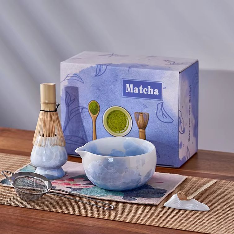 Matcha Whisk Set - 7-częściowy zestaw do matcha w japońskim
