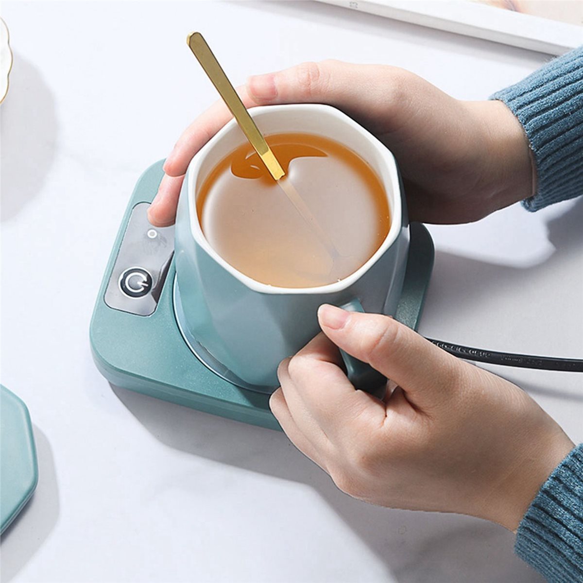 Coffee Tea Cup - [Promocje] Podgrzewacz do kubków, podkładka grzewcza
