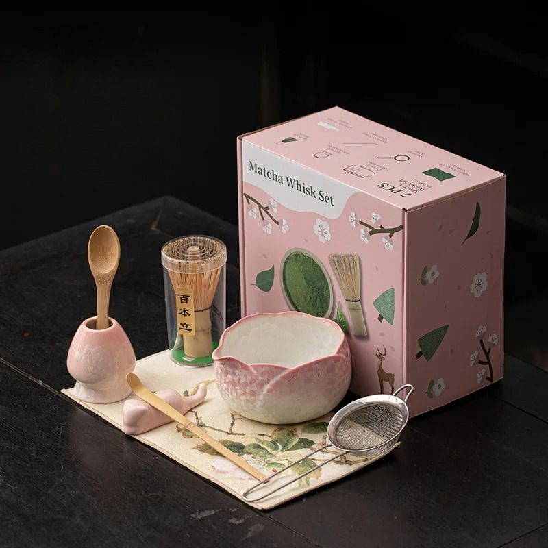 Matcha Whisk Set - Zestaw do Matchy, Zestaw z Ubijaczką