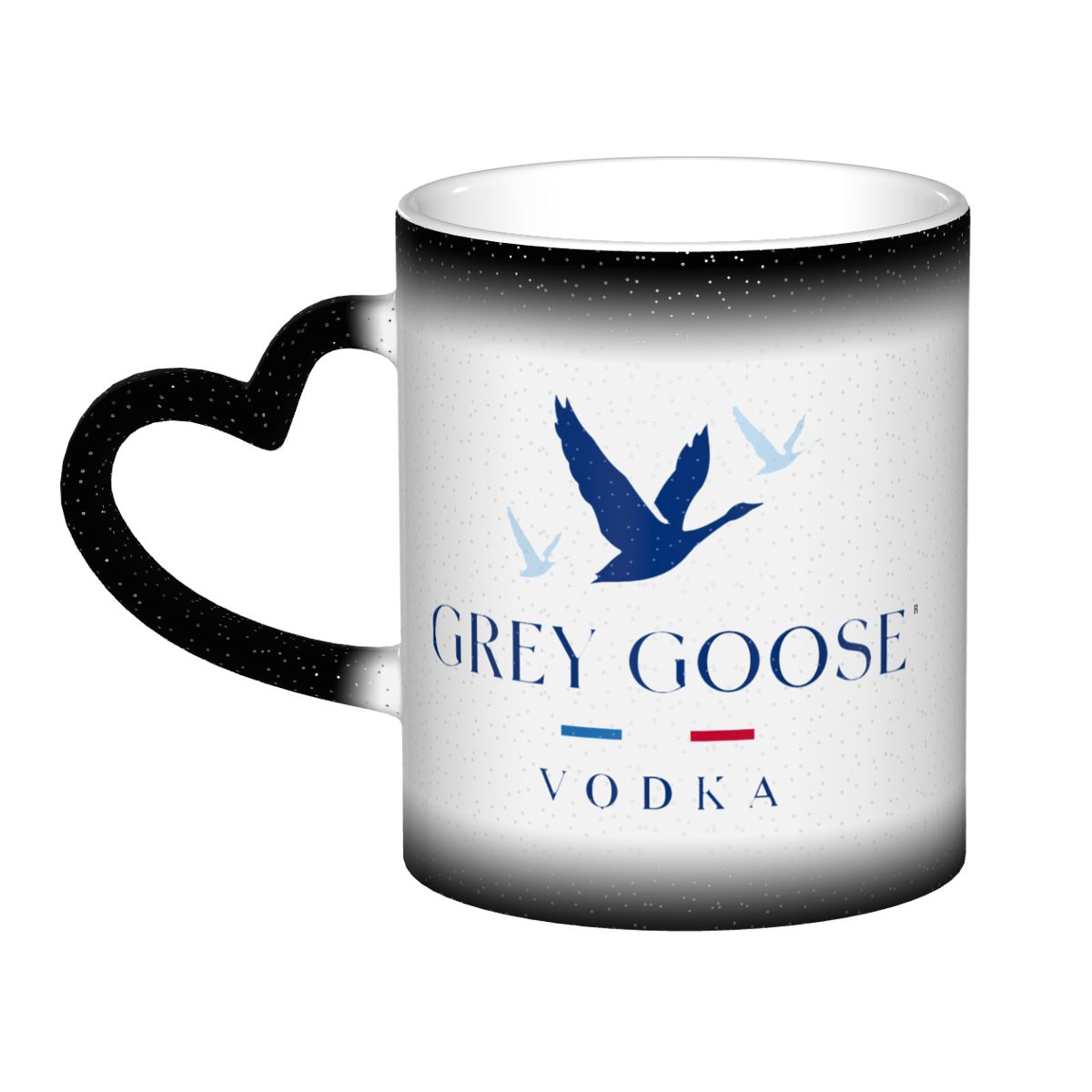 Coffee Tea Vodka - Kubek do wódki Grey Goose, zabawne