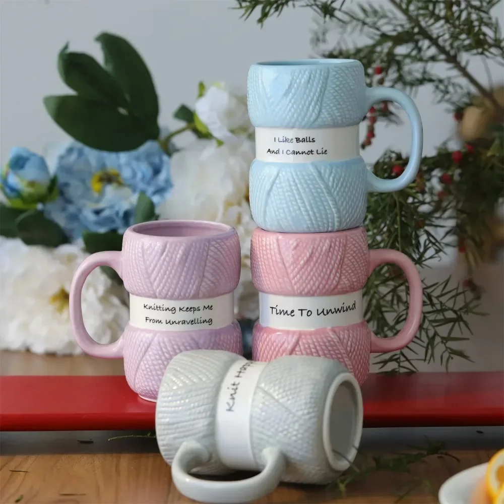 Kubek ceramiczny w stylu dzian – Coffee Tea Knits recenzja i cena