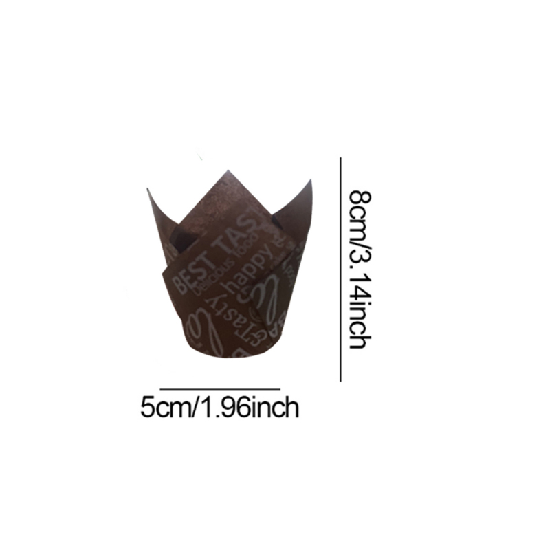 50/100 szt. Papierowe foremki  – Coffee Tea Paper Cups recenzja i cena