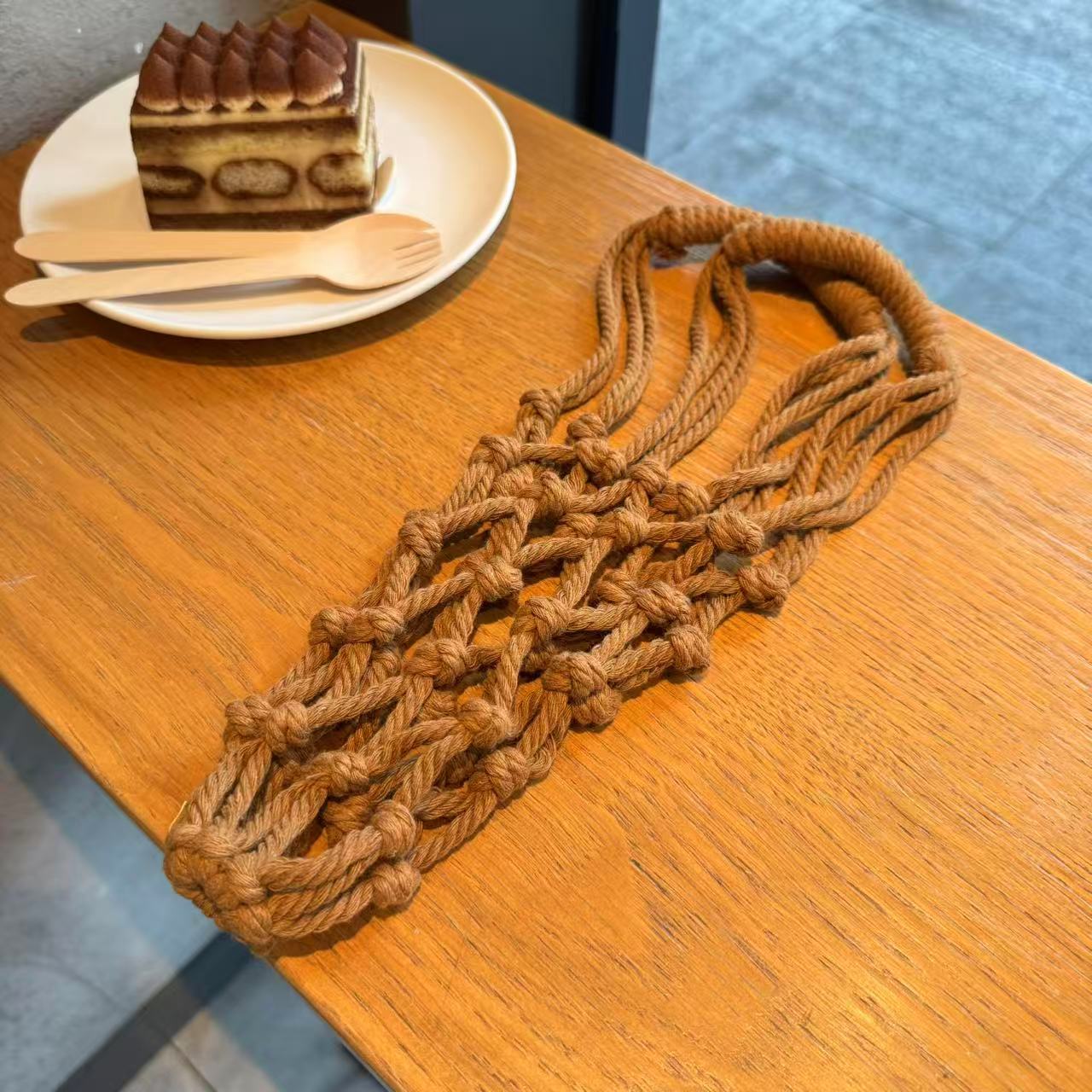 2 SZT. Ręcznie Robione Makramo – Coffee Tea Knits recenzja i cena