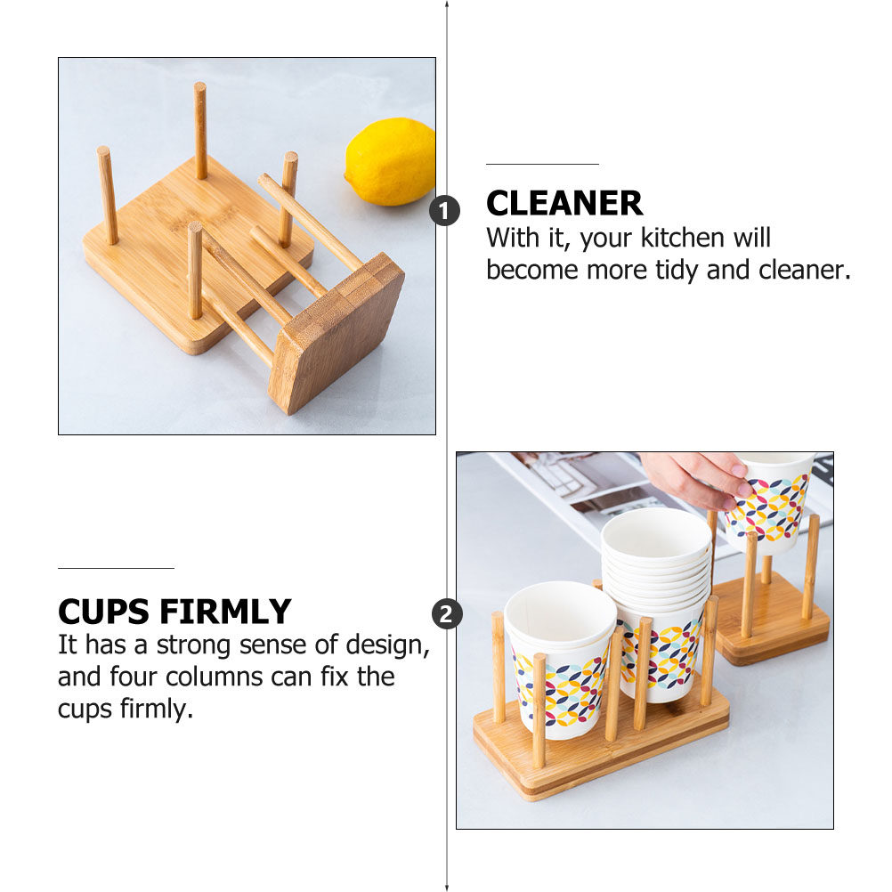 2 sztuki drewnianych bambusowy – Coffee Tea Paper Cups recenzja i cena