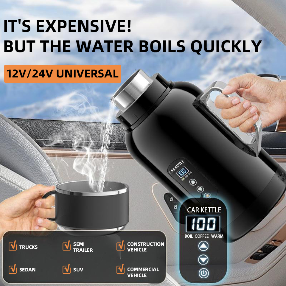 Czajnik samochodowy 12V 24V El – Coffee Tea Water Heater recenzja i cena