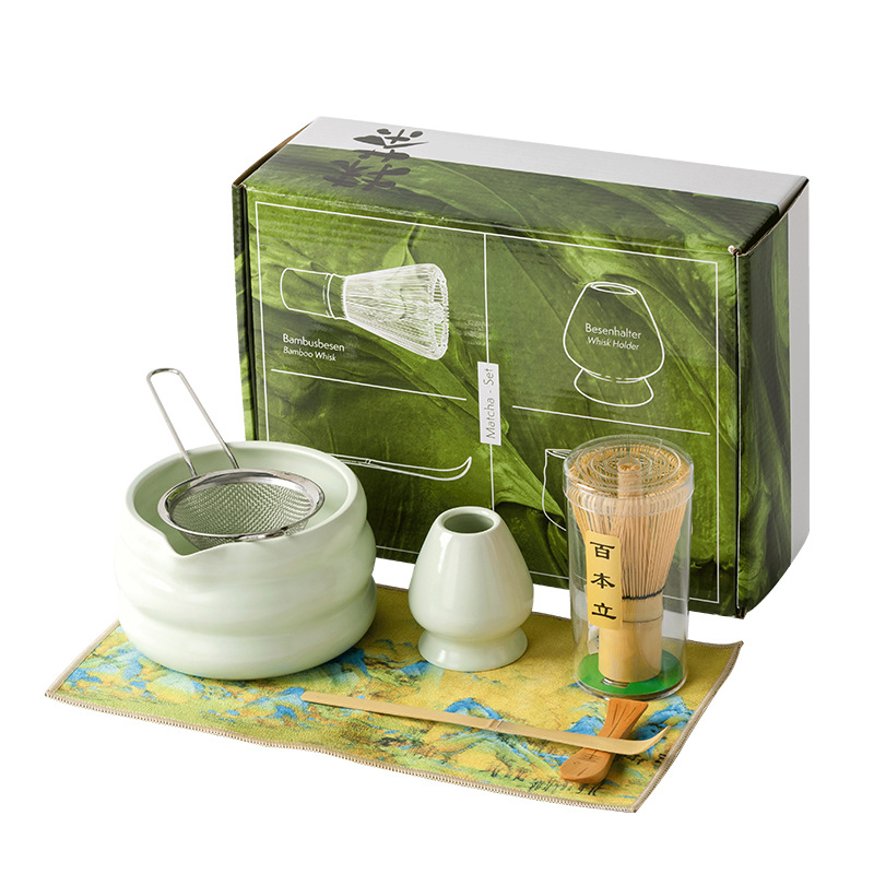4/7-częściowy Japoński Zestaw  – Matcha Whisk Set recenzja i cena