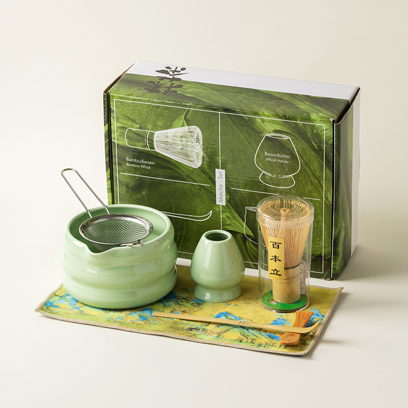 4/7-częściowy Japoński Zestaw  – Matcha Whisk Set recenzja i cena