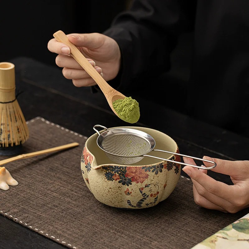 8-częściowy Japoński Zestaw do – Matcha Whisk Set recenzja i cena