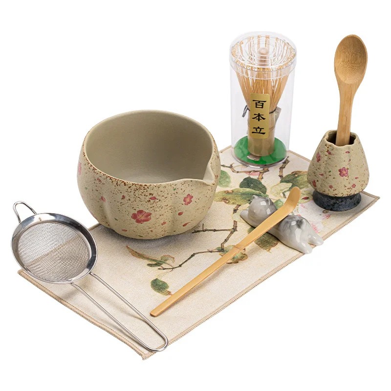 8-częściowy Japoński Zestaw do – Matcha Whisk Set recenzja i cena